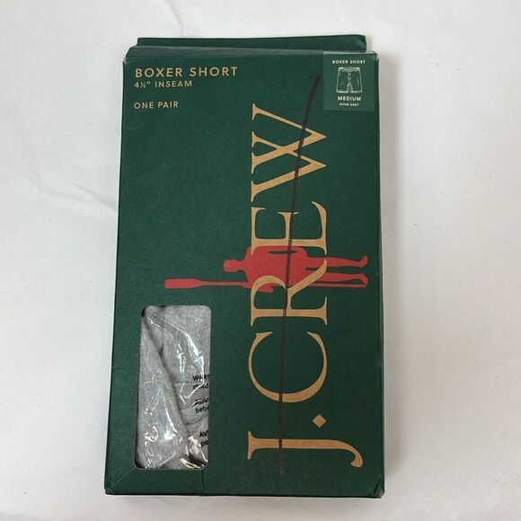 J. Crew BS500 4 1/2" Stretch knit boxers size medium Grey size M - Picture 3 of 10